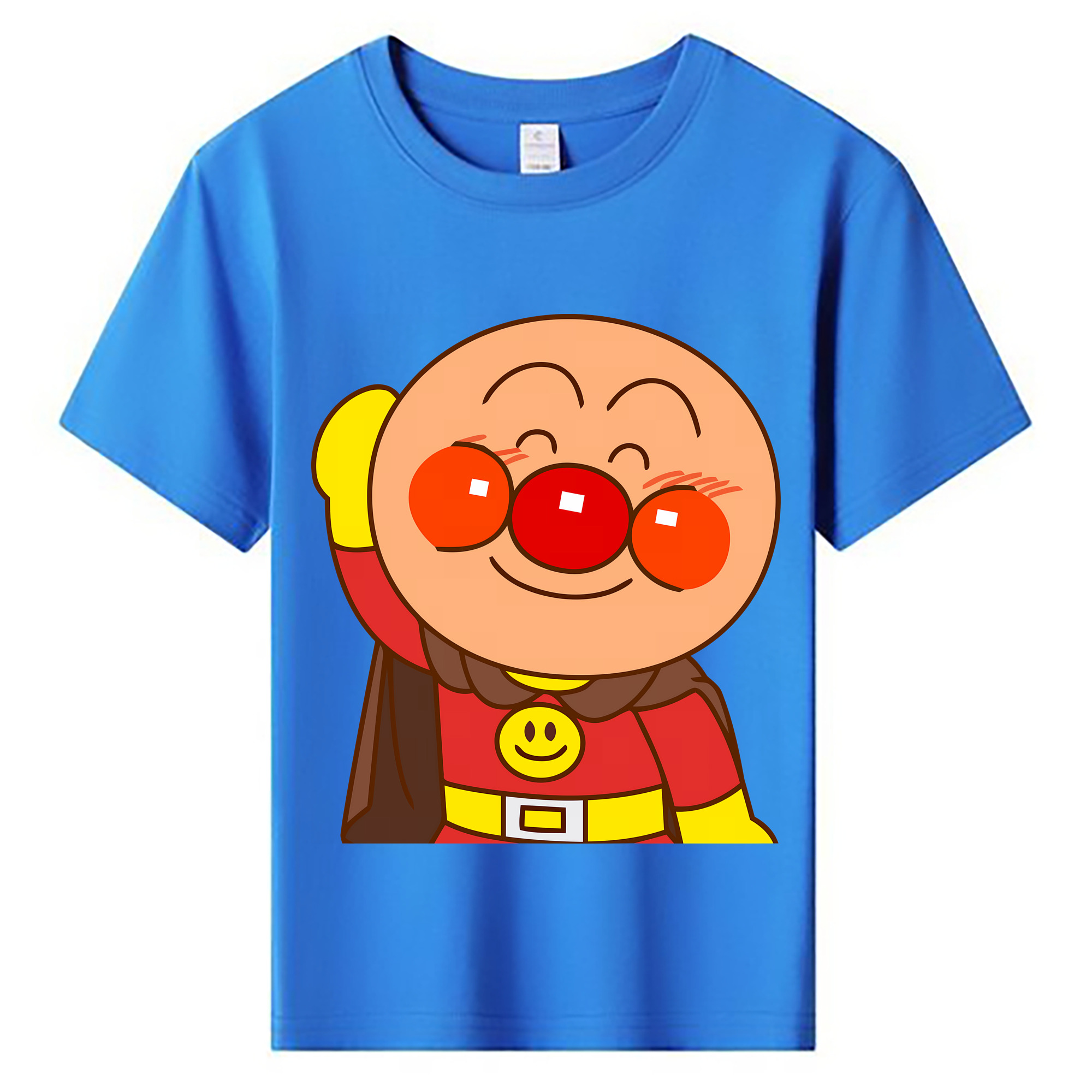 （画像用） アンパンマン Anpanman 綿100％キッズTシャツ（フロントプリント）